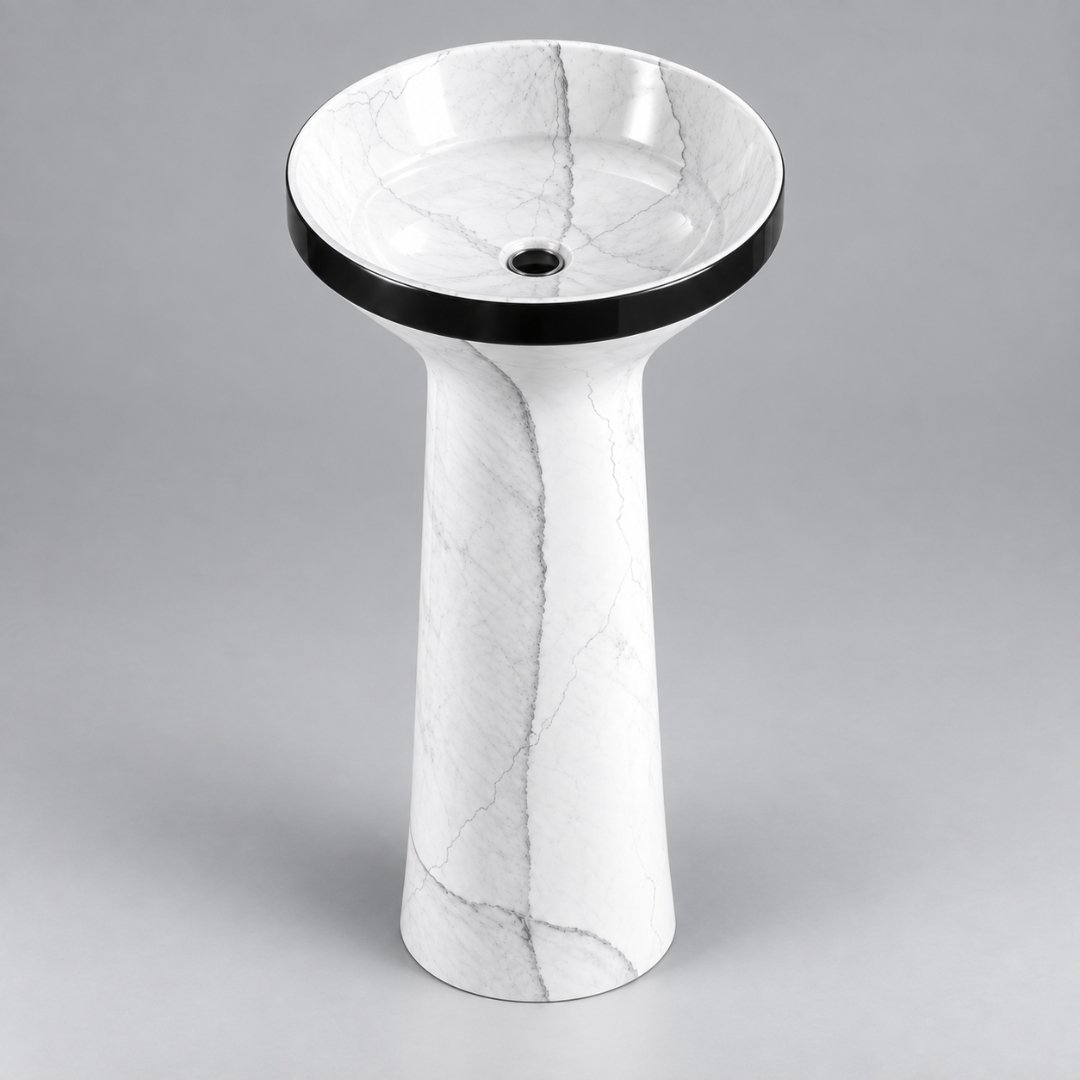 MILANIUM - 002 One Piece Basin Wash Basin - My Home Studio